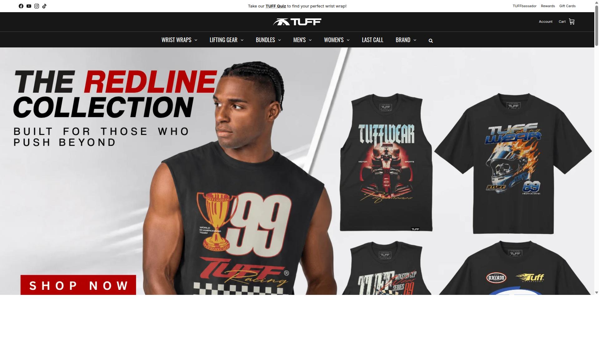 TuffWraps website